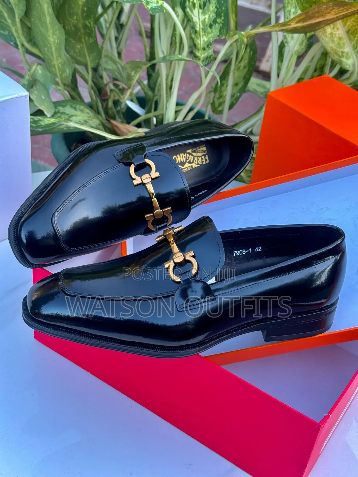 Viatu Vya Kiume Official Vya Buckle Juu
