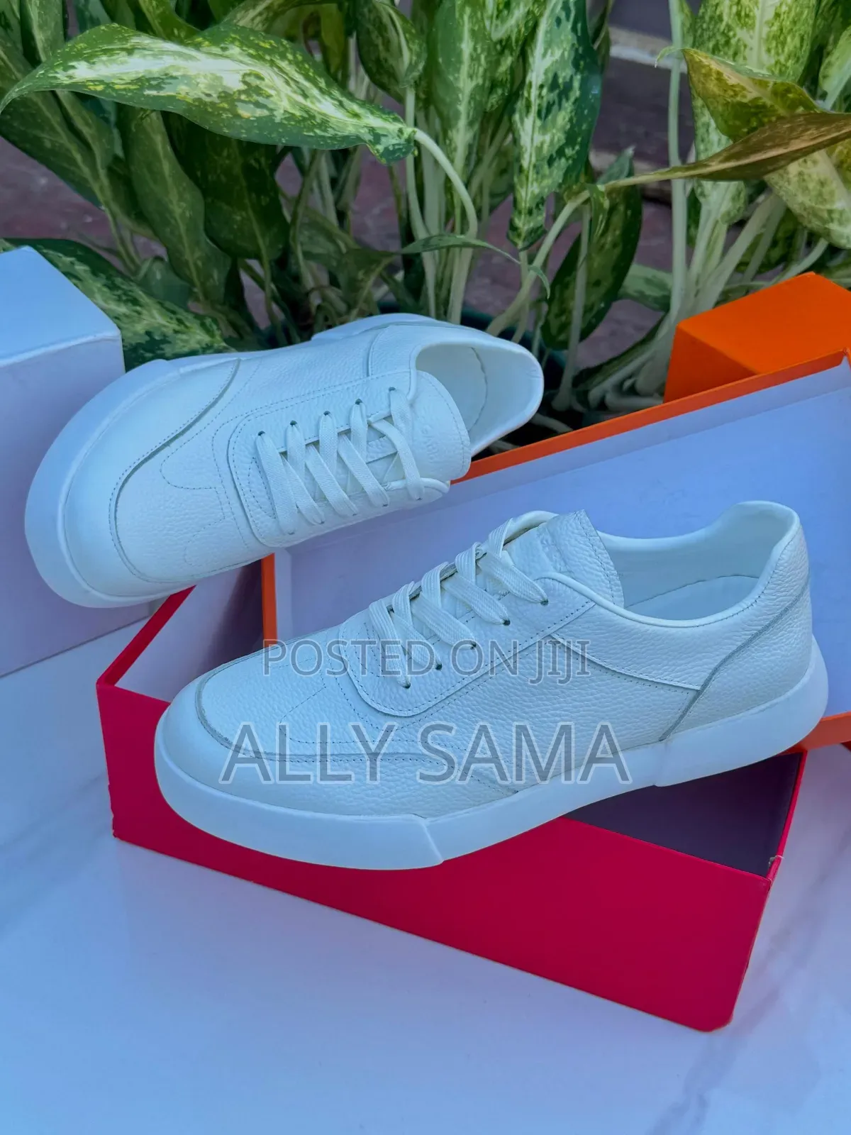 Men's Sneakers Dolce Gabbana Full White Pure Leather