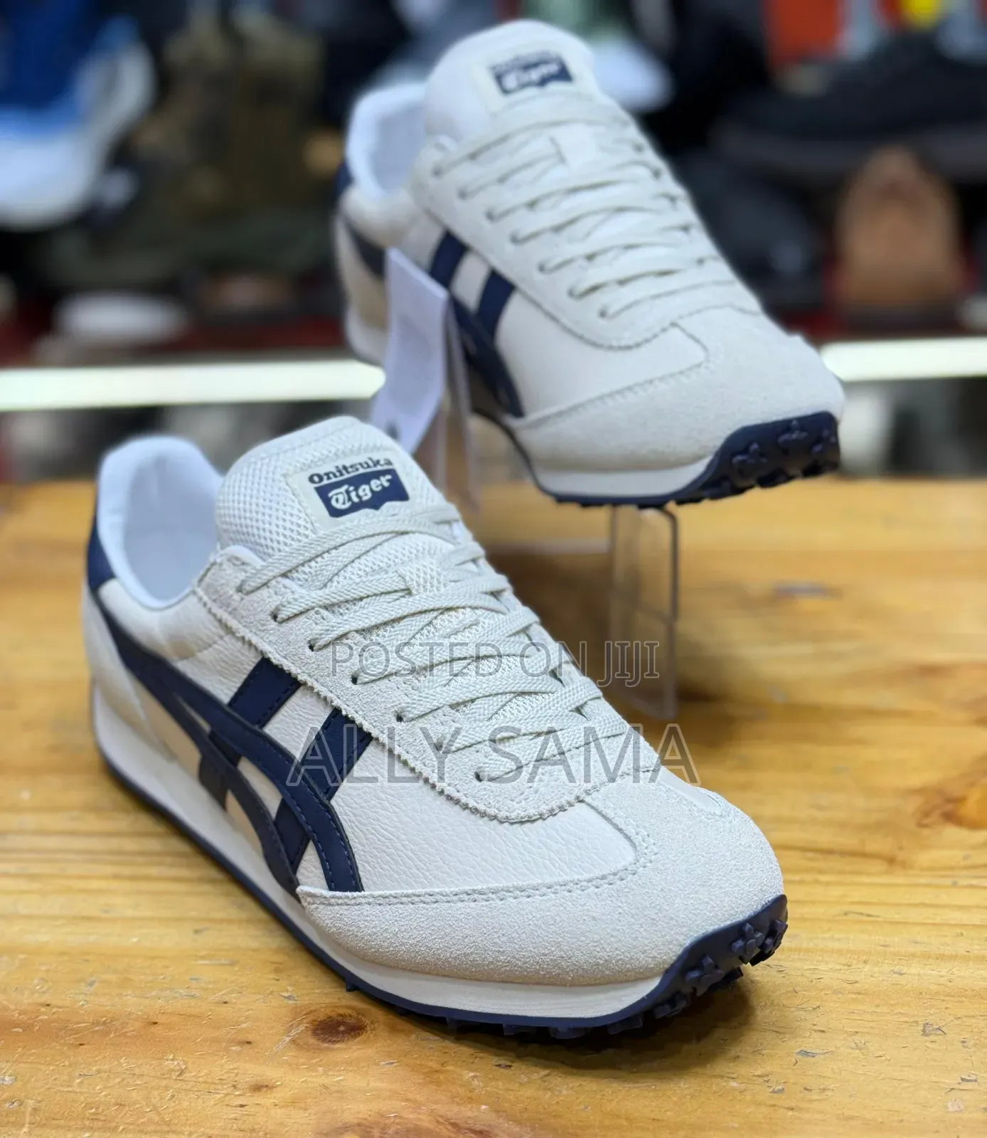 Men's Sneakers Brand Tiger Material Pure Leather