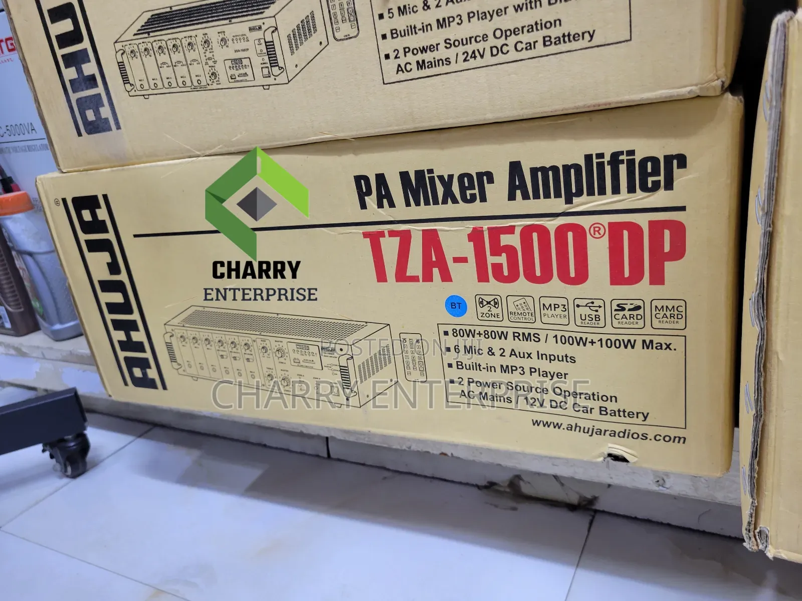 Ahuja Powerful Pa Mixer Amplifier Tza 1500 Dp 160w 2 Zone 6 Mic Inputs