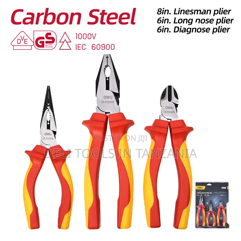 Deli Insulated Pliers Set