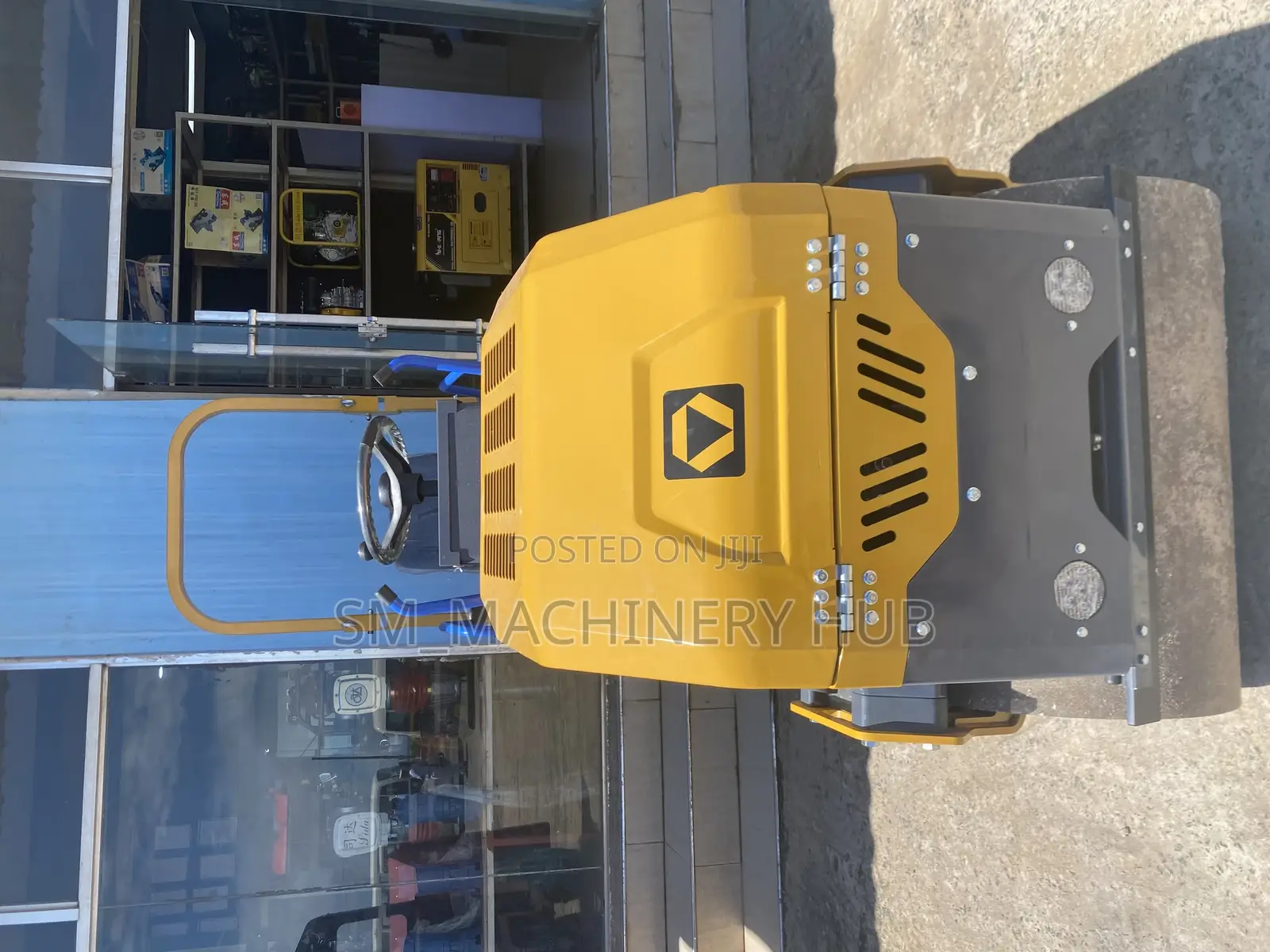 Driving Road Roller