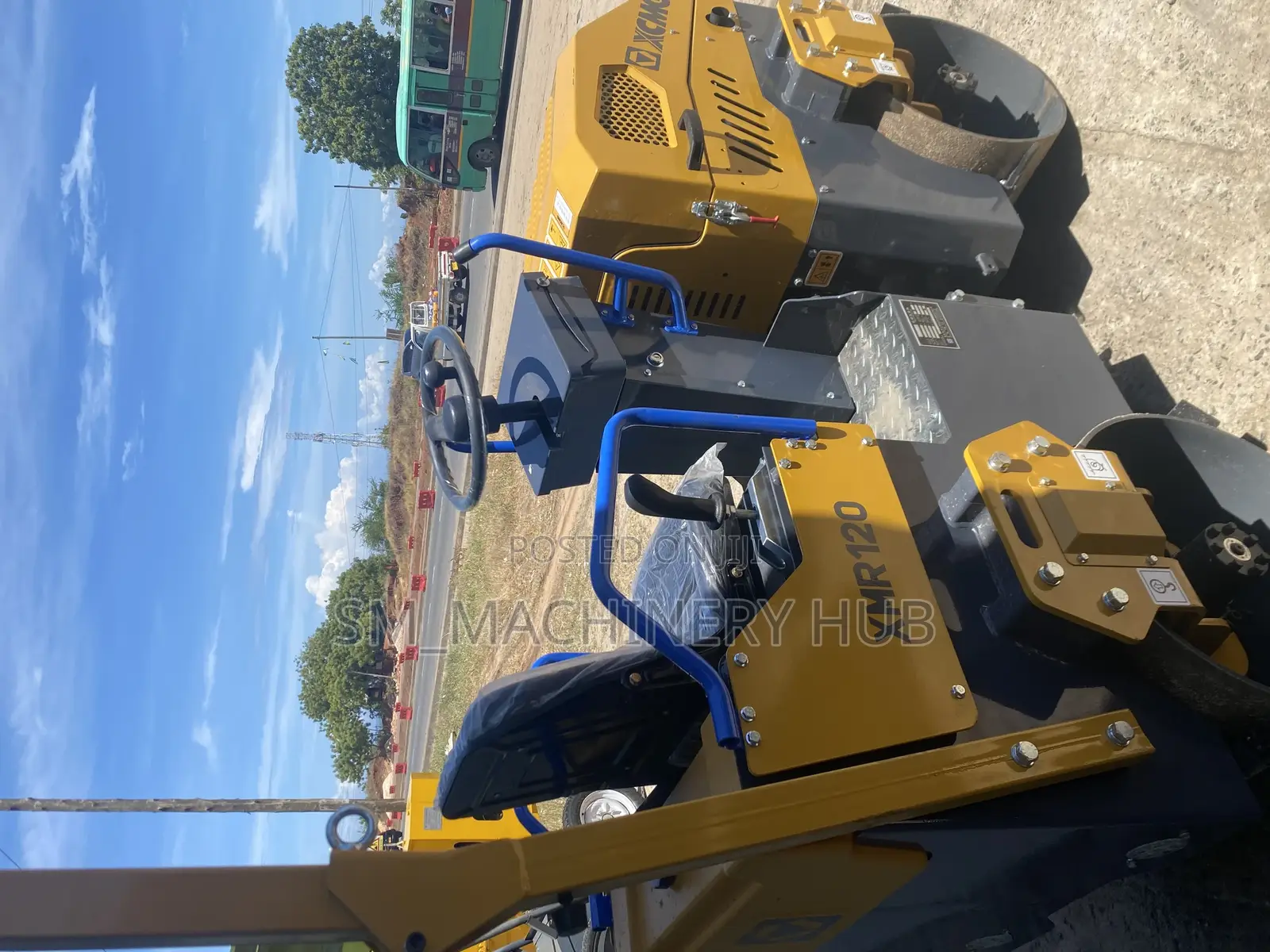Driving Road Roller
