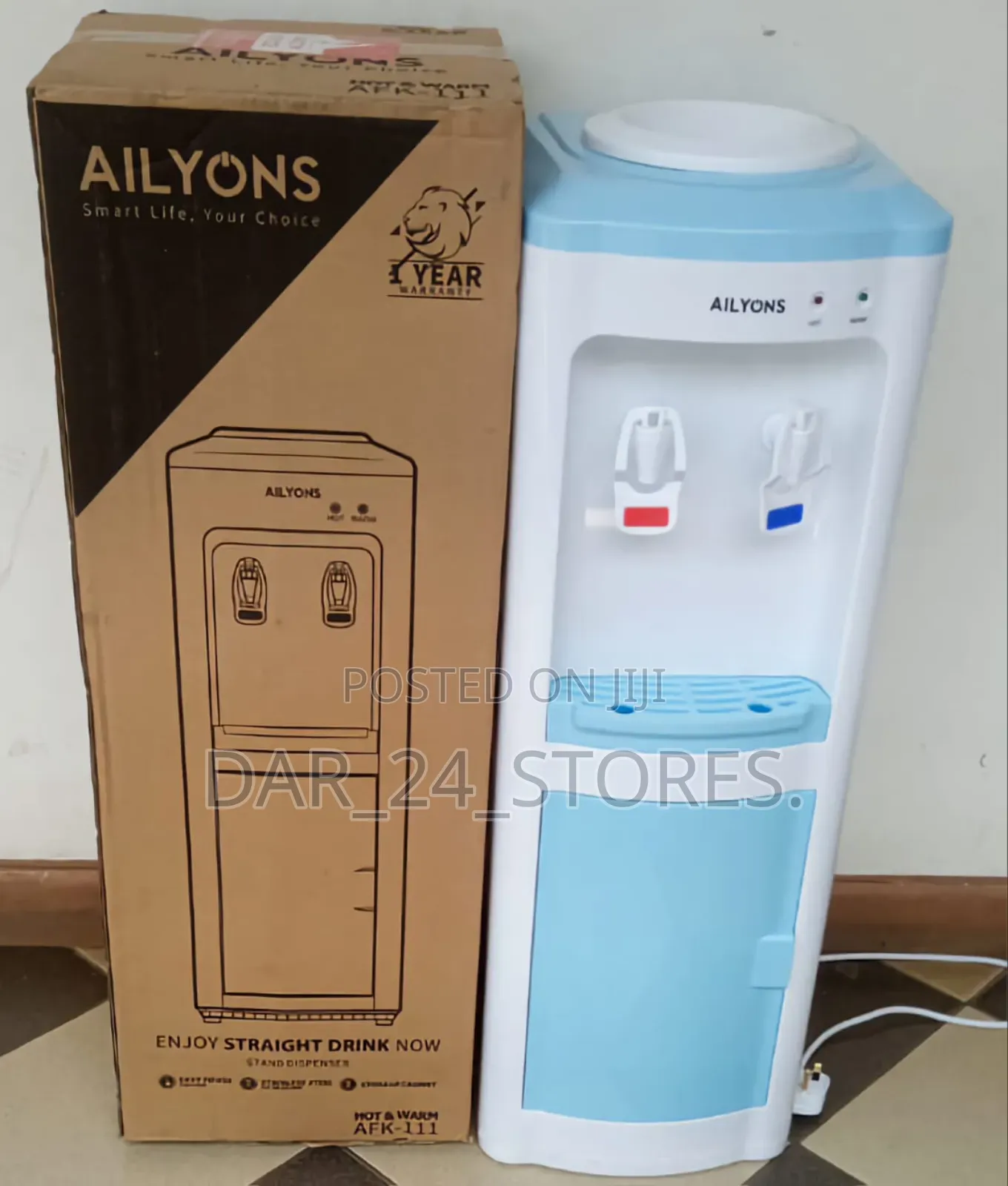 New Ailyons Water Dispenser(Hot+Cold)