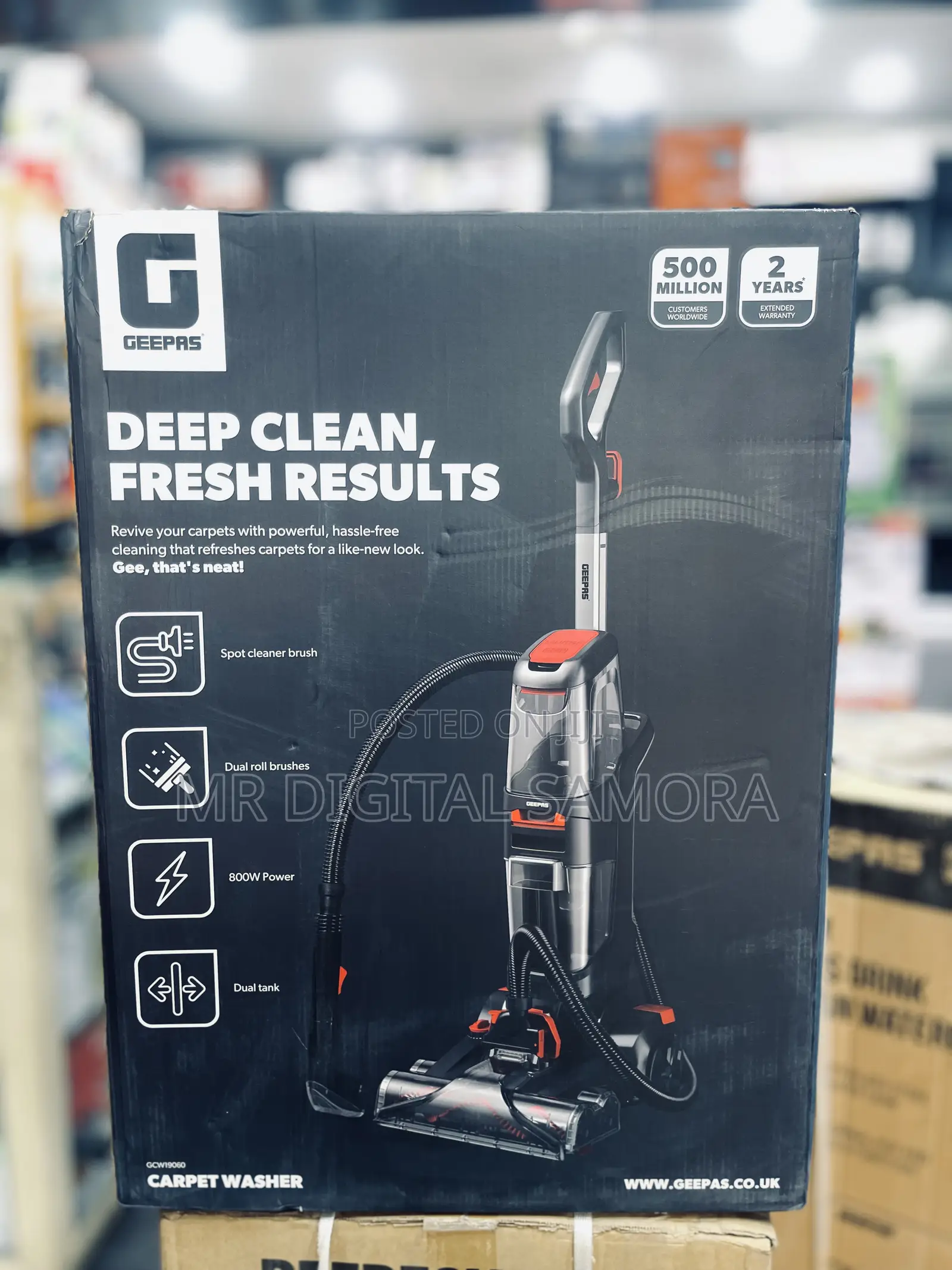 Geepas Deep Clean,Fresh Results