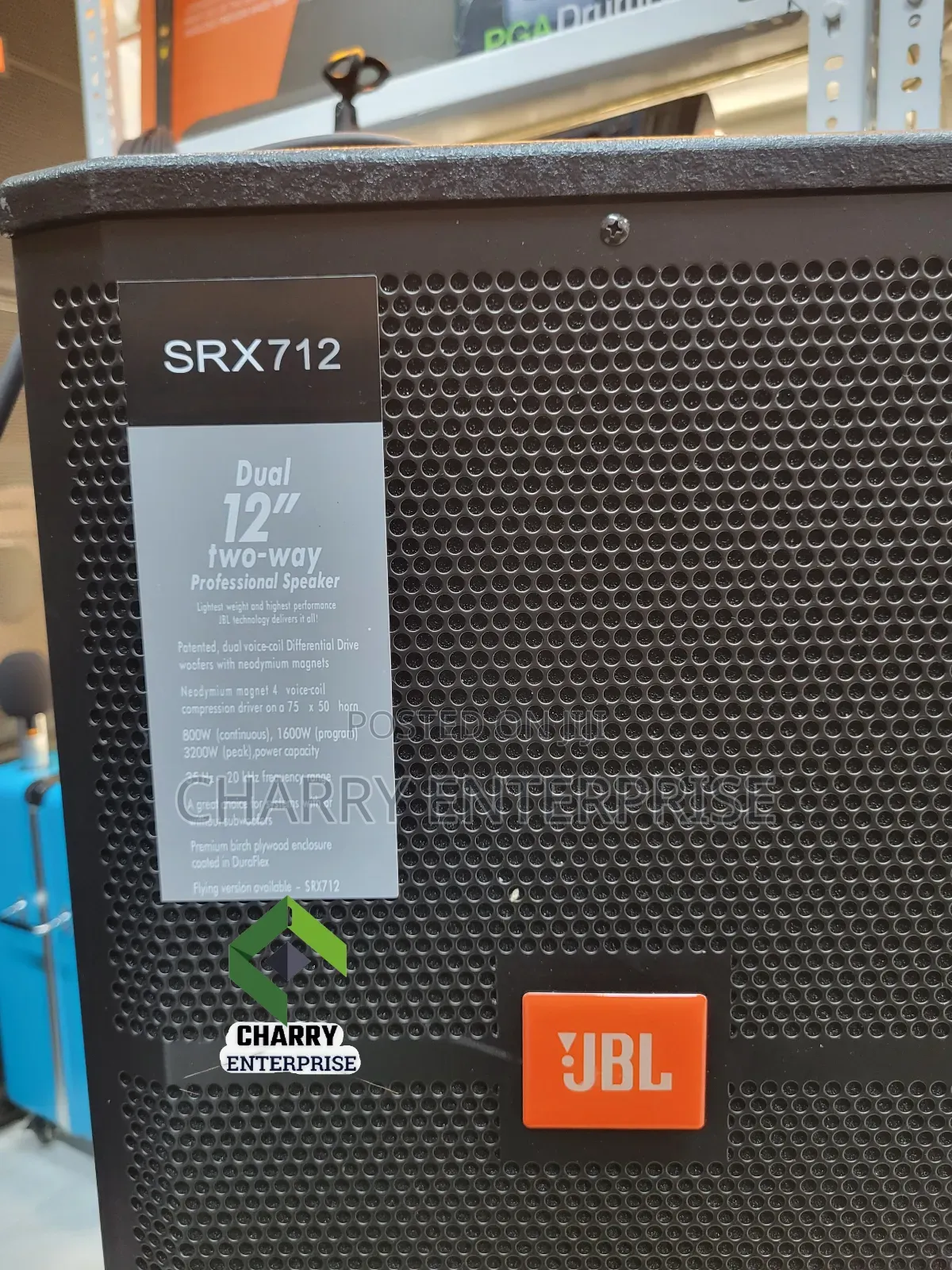 JBL Dual 12" Two Way Professional Stage Monitor Speaker