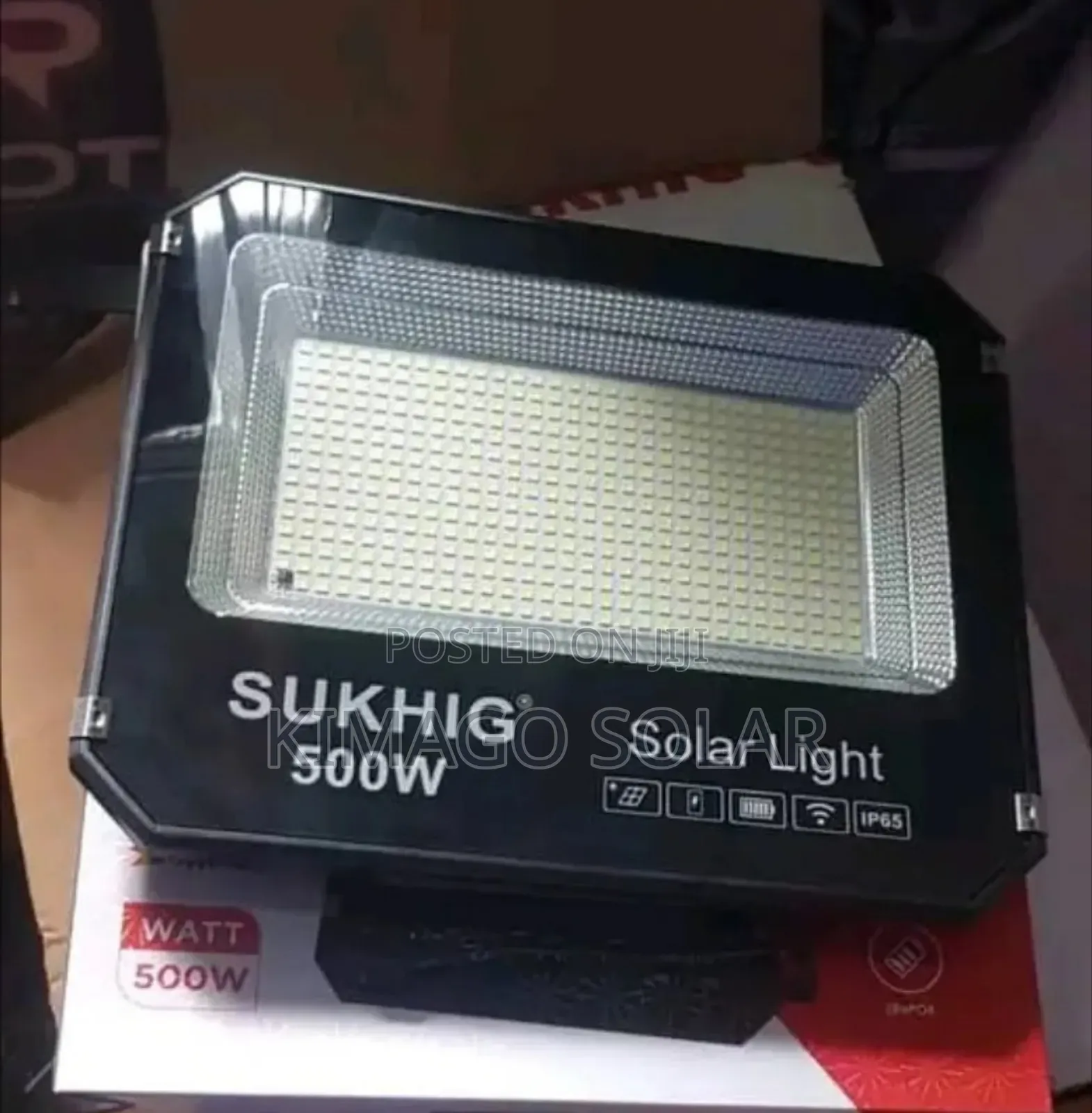 Solar Powered Flood Light 500w for Wide Area Coverage