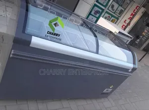 Commercial Display Showcase Freezer 530l Yenye Nguvu Kwa Biashara 5 Ft