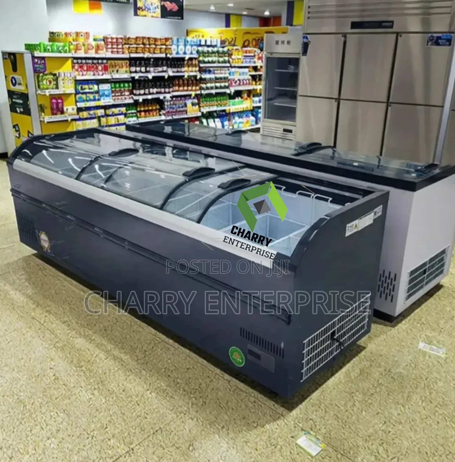 Commercial Display Showcase Freezer 1050l Powerful Kwa Biashara 8.5ft