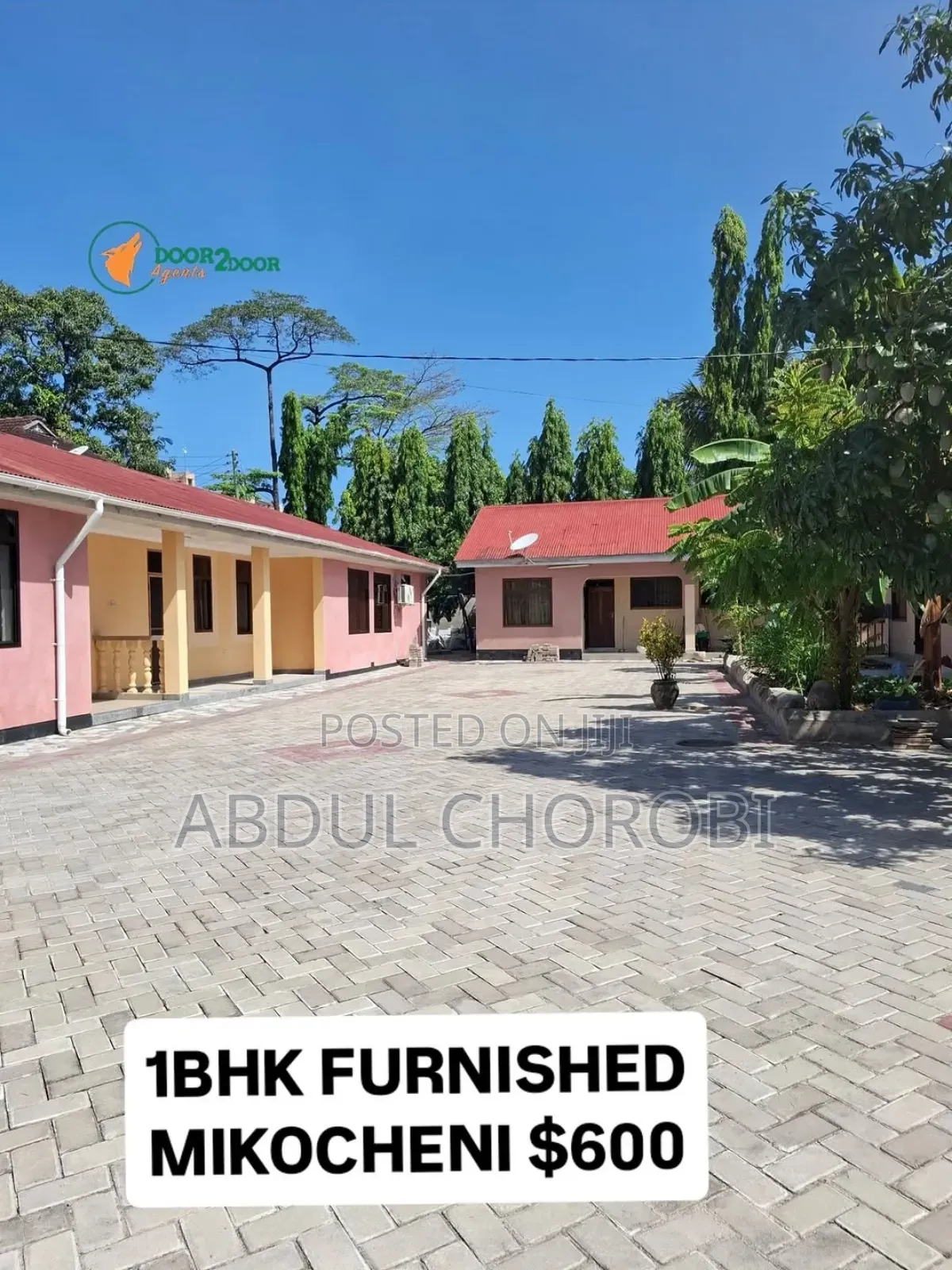 Furnished 1bdrm Apartment in Mikocheni for rent