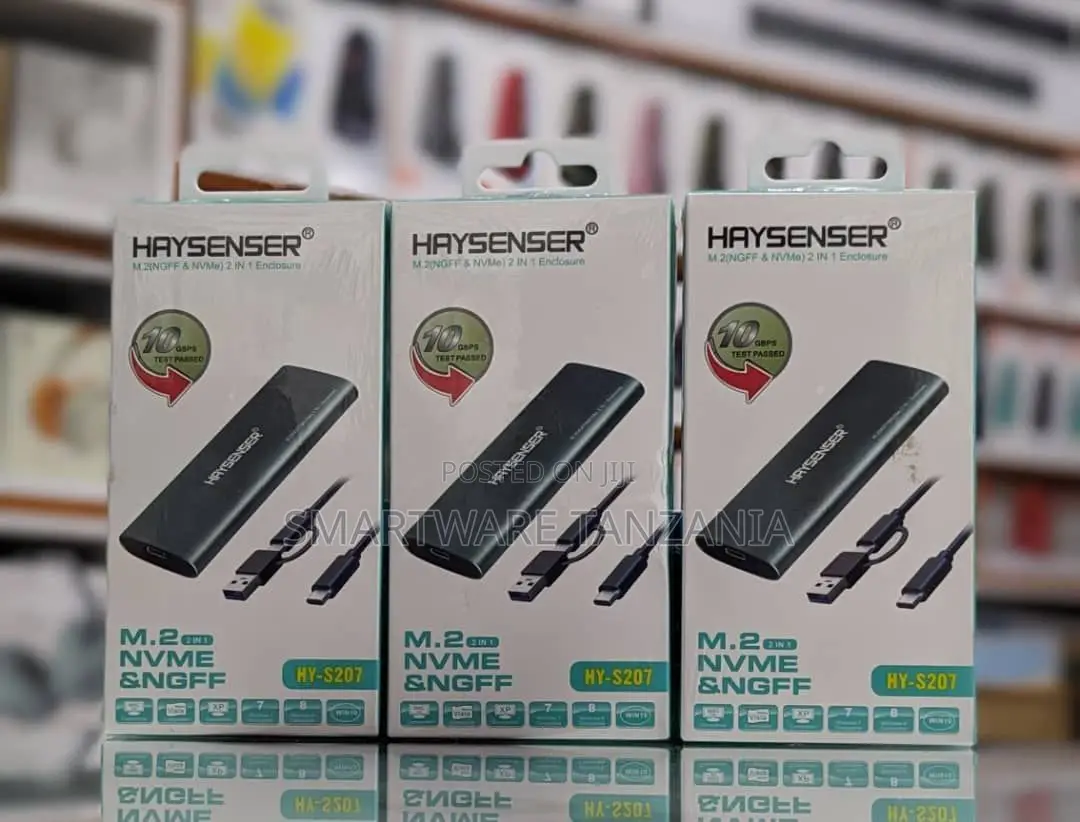 Haysenser Hy-S207 M.2 Nvme NGFF SSD Enclosure With 10gbps Speed