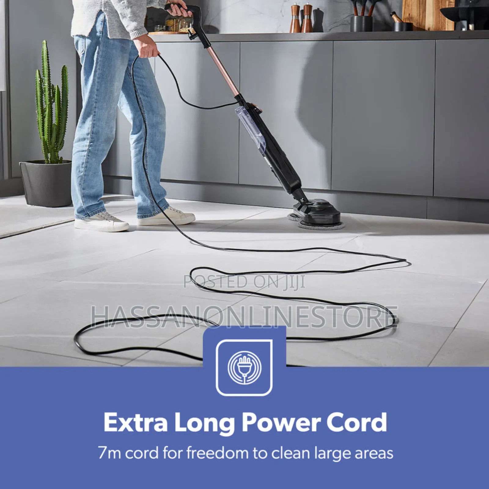 Geepas Digital Steam Scrub Floor Mop Gsc63077uk