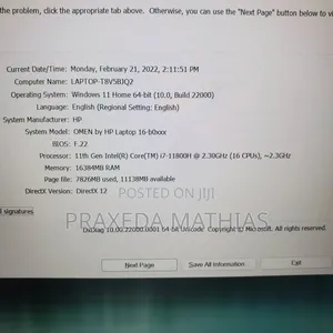 Laptop HP Omen 16 16GB Intel Core i7 SSD 512GB