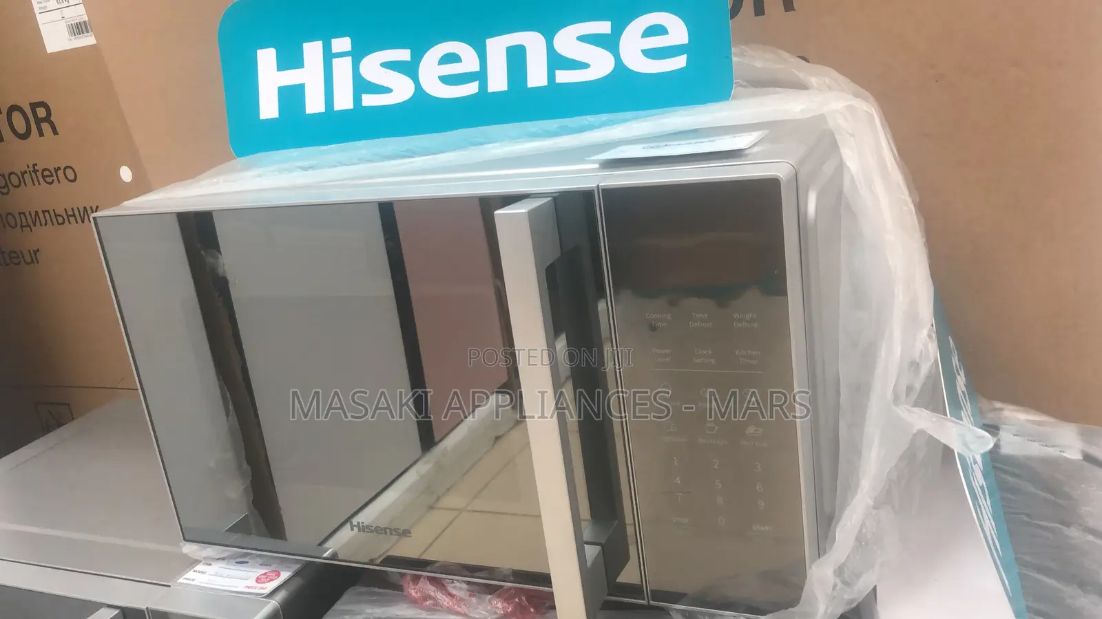 Hisense Microwave 30l Silver H30mommi Digital