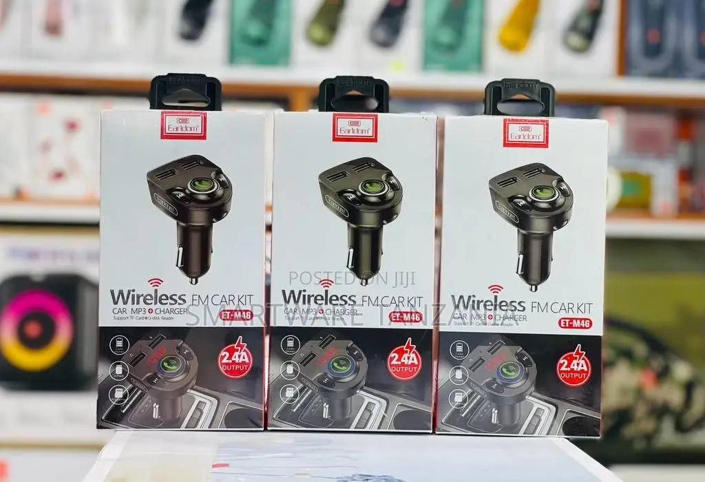 Earldom Et-m46 Wireless Fm Car Kit With Mp3 Player And Usb Charger
