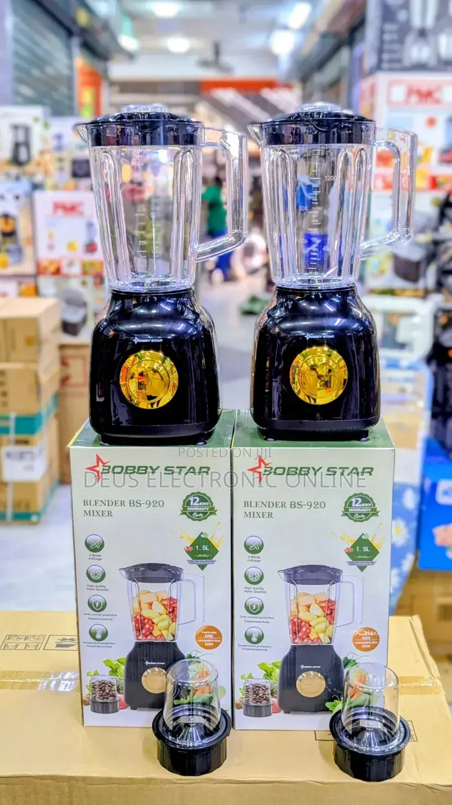 Electric Bobby Star Blender 1.5l