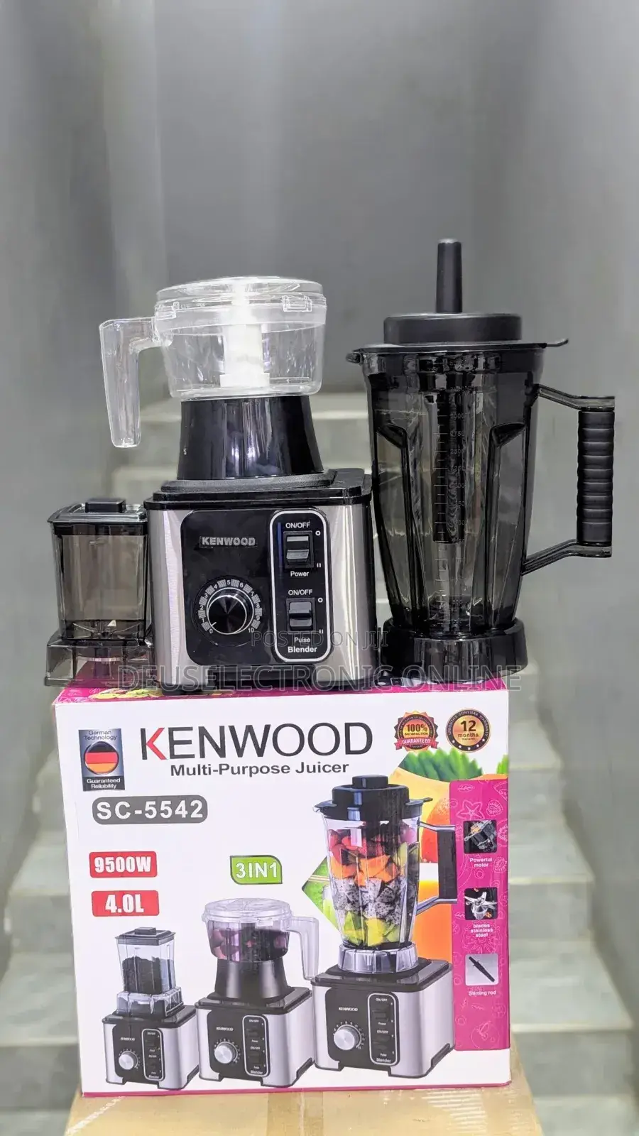 Kenwood Heavy Duty Blender 4l 3in1