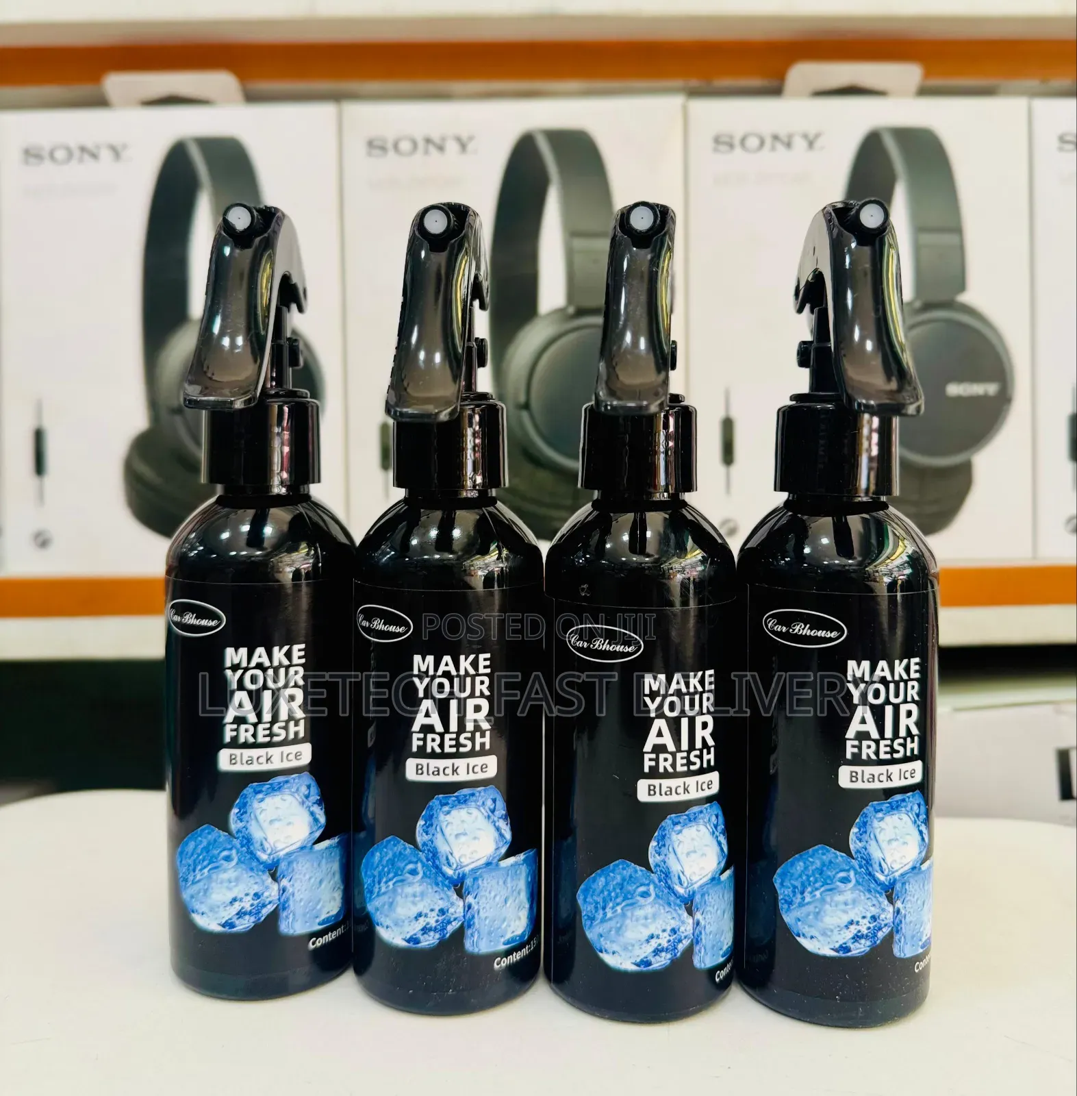 Air Freshener Sprays 150ml - For Cars, Homes, Offices, and Pet Areas