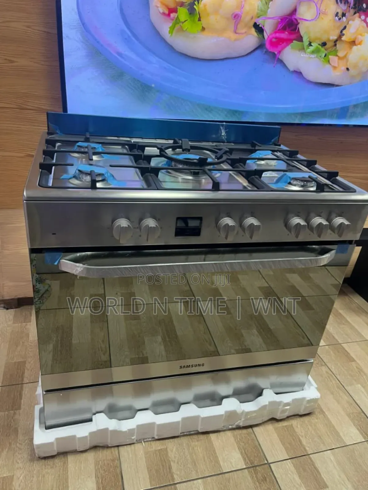 Samsung 90cm Gas Cooker Ny90t5010ss
