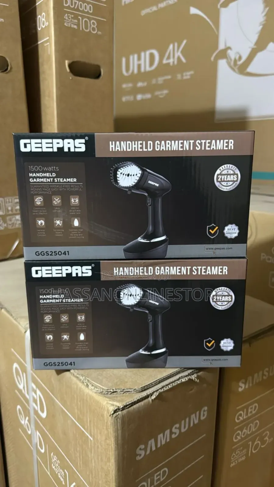 Geepas Ggs25041 Handheld Garment Steamer
