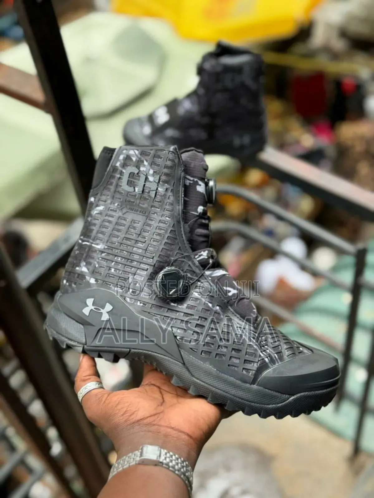 Men's Boots Under Armor New Design Material Rubber,Canvas Leather