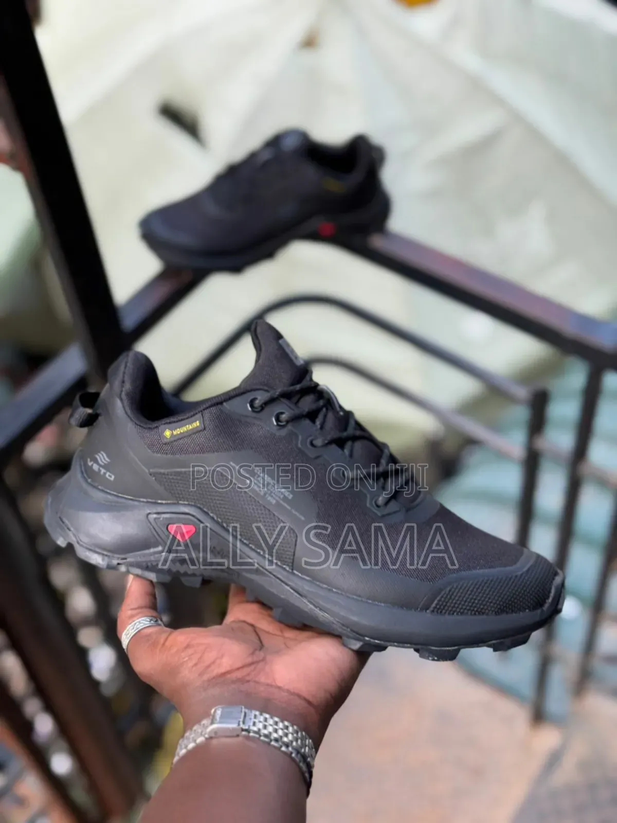 Mens Sneakers Vetto Material Canvas and Leather