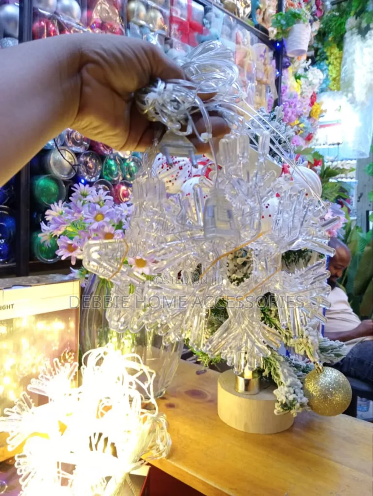 Christmas Snow Globe String Lights- Warm Color 10m