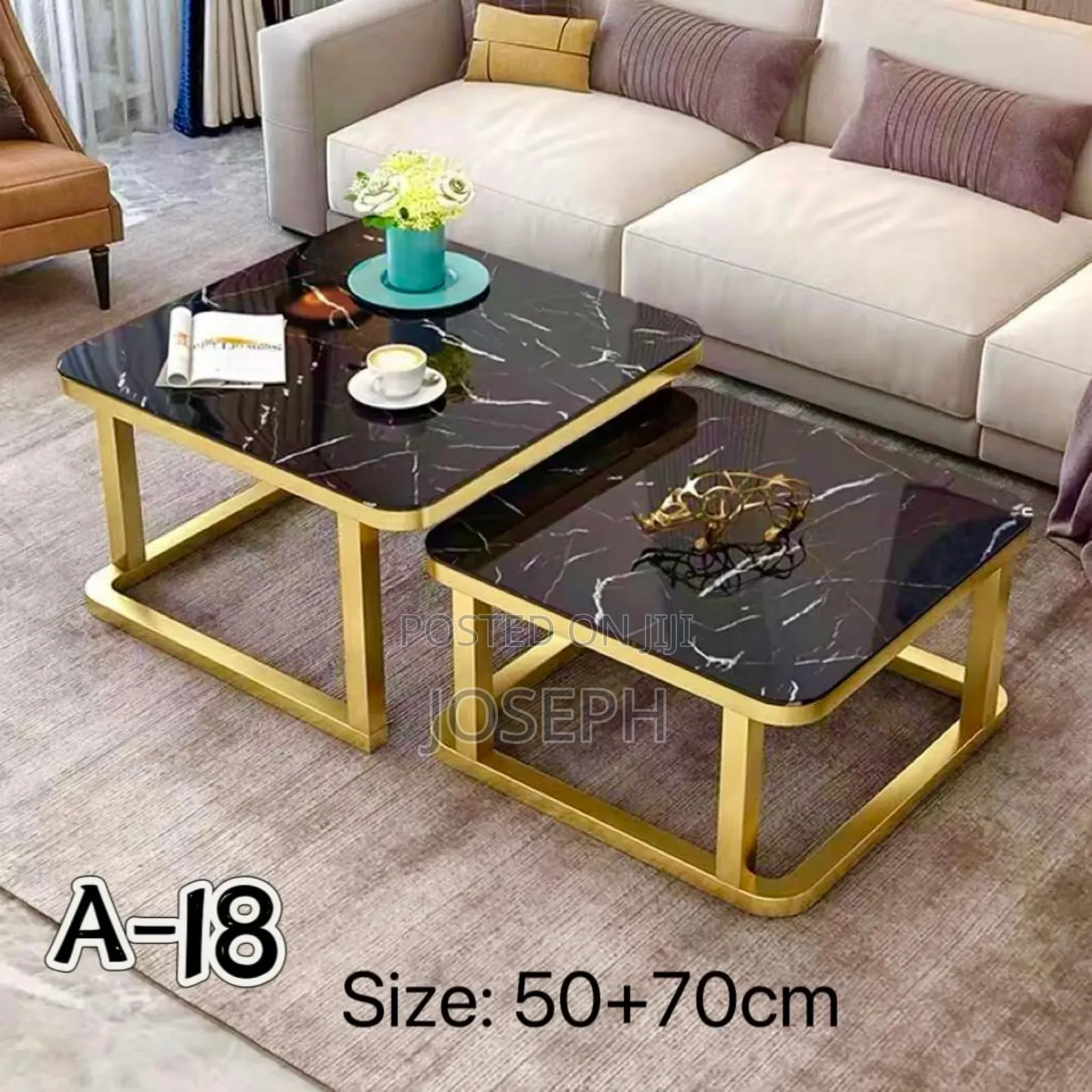 Square Table 2in1, Kioo