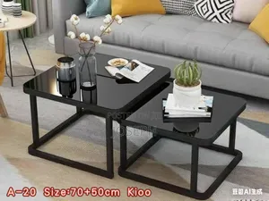 Square Table 2in1, Kioo