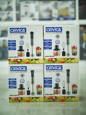 Orvica Orm-3613 Professional 4-in-1 Hand Blender Set 1500w Powerful