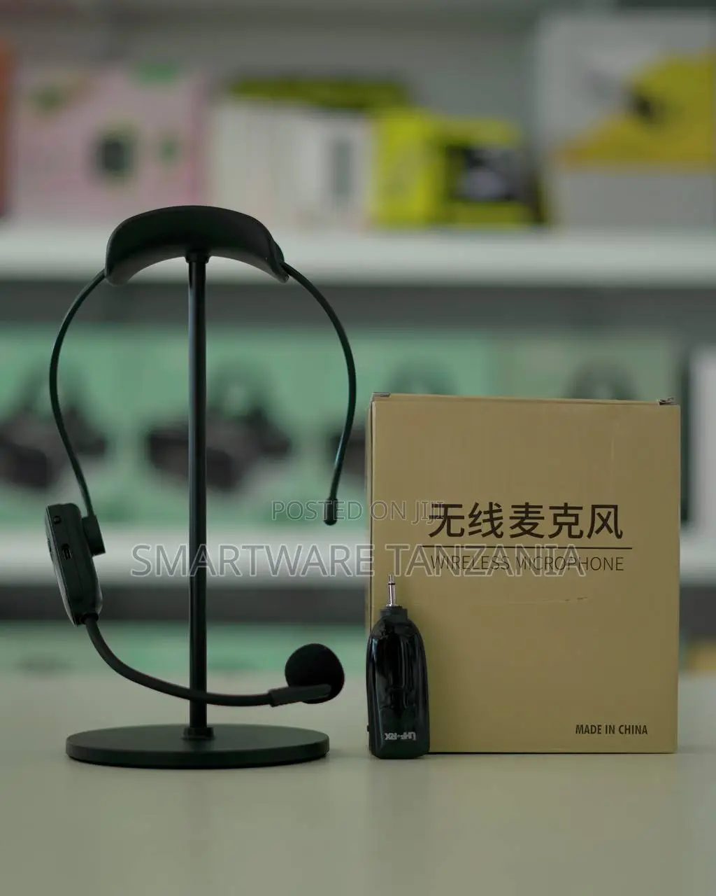 Wireless Headset Microphone With Receiver For Teaching Presentations
