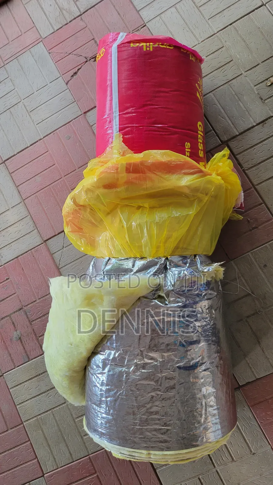 Glass Wool Luminium Foil 120cmx20meters
