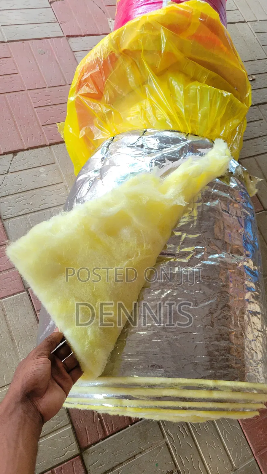 Glass Wool Luminium Foil 120cmx20meters
