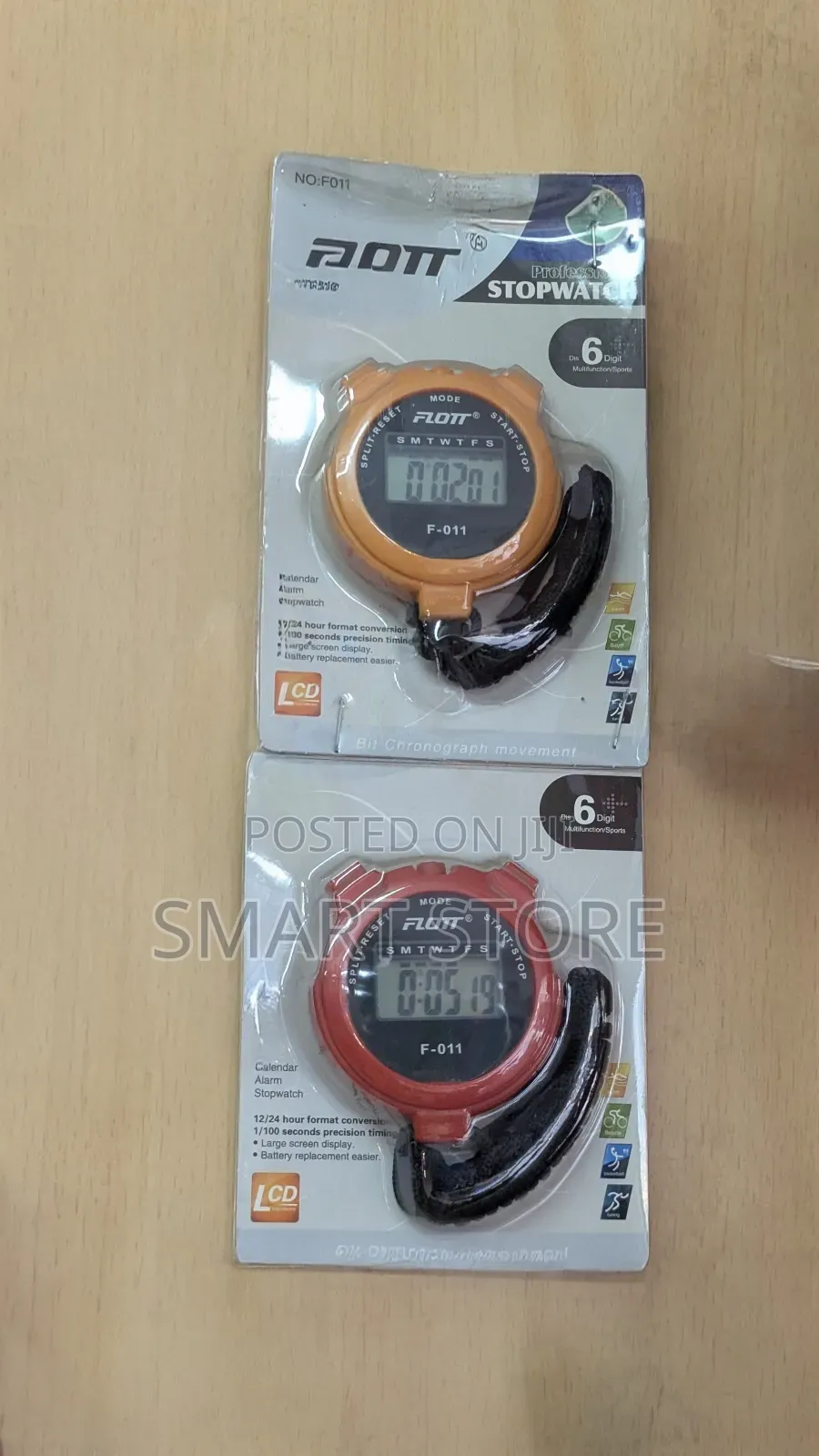 Flott Digital Stopwatch F-011 | Accurate Sports Timer (1/100s)
