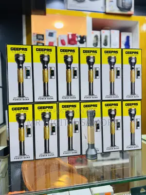 Geepas Led Flashlight With Powerbank