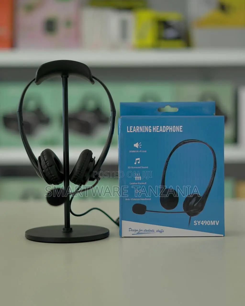 Sy490mv Learning Headphone With Microphone For Students Online Class
