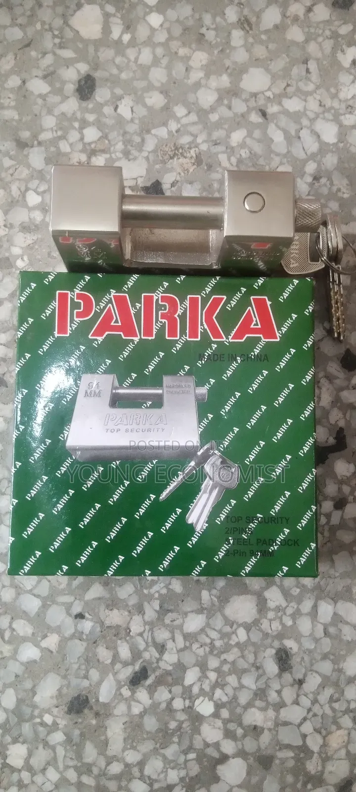 Original Parka Padlocks. Kufuli