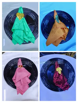 Napkin + Napkin Ring Set (12 Pieces Each)