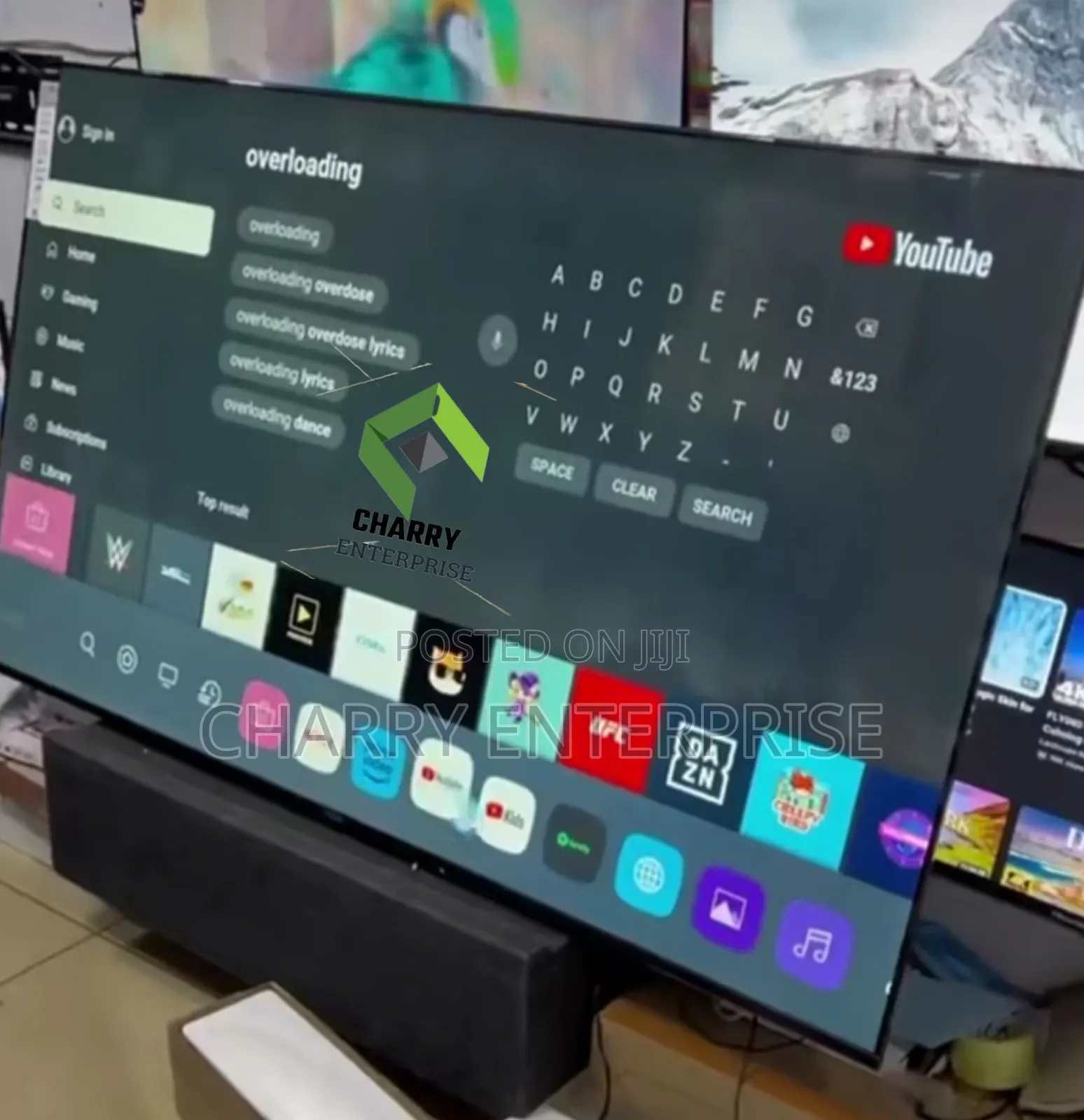Vitron Frameless Smart Tv 75 Inch With Bluetooth Quality Display