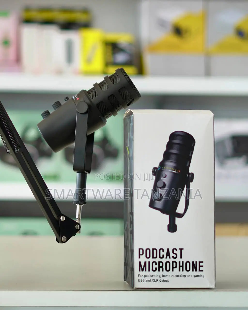 Professional Podcast Microphone Usb XLR Dual Output Home Recording
