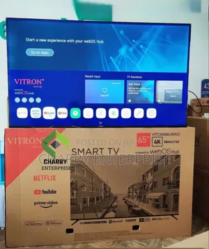 Vitron Frameless Smart Tv 65 Inch With Bluetooth Yenye Ubora
