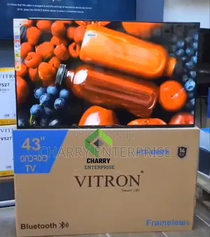 Vitron Frameless Smart Tv 43 Inch With Bluetooth Yenye Ubora