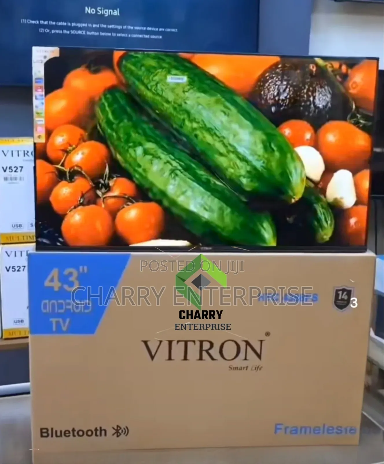 Vitron Frameless Smart Tv 43 Inch With Bluetooth Yenye Ubora