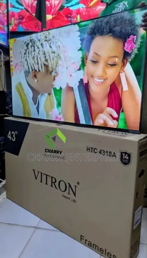 Vitron Frameless Normal Tv 43 Inch Yenye Ubora Wa Hali Ya Juu