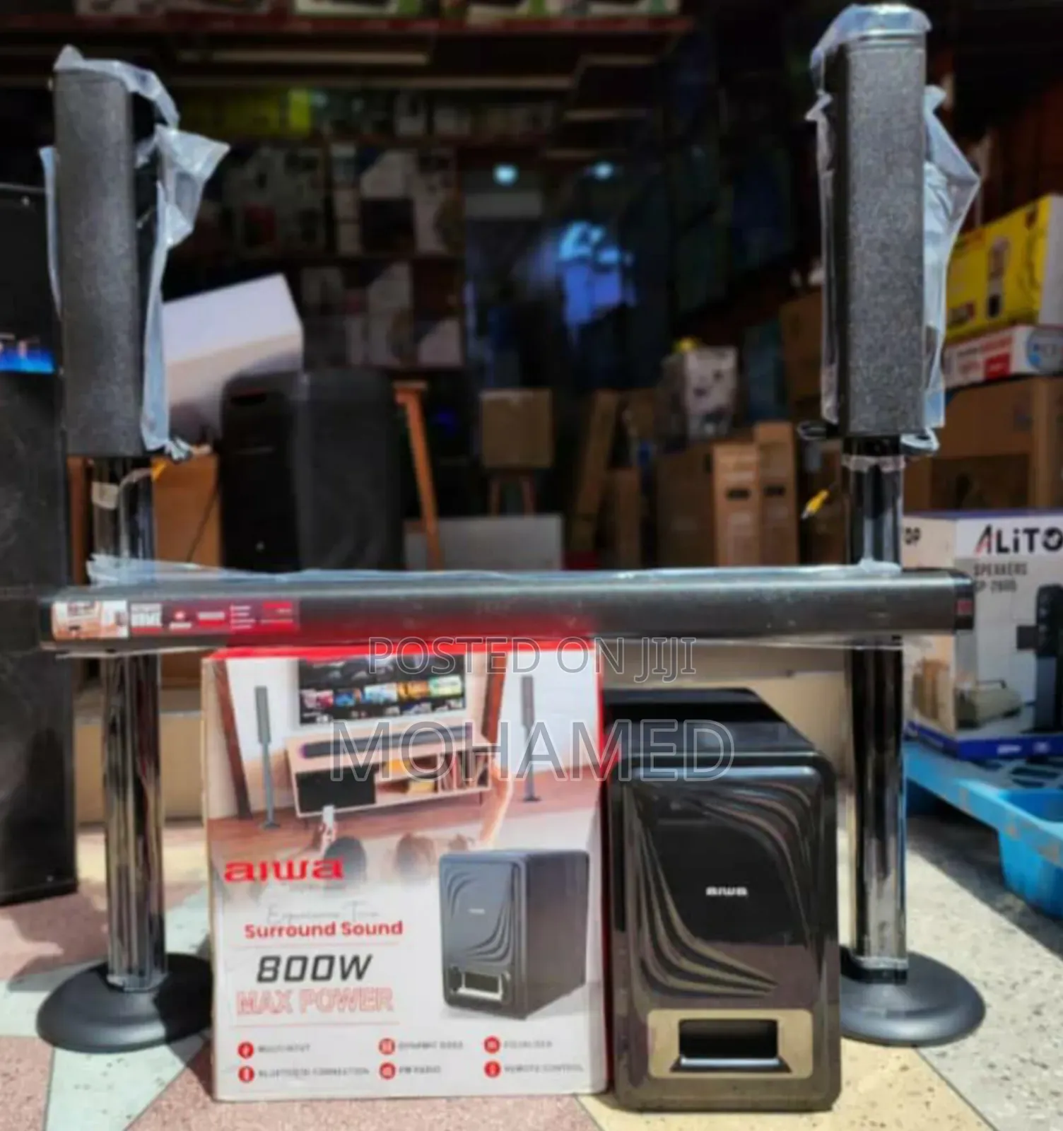 Aiwa Sound Bar 800 Watts From Japan