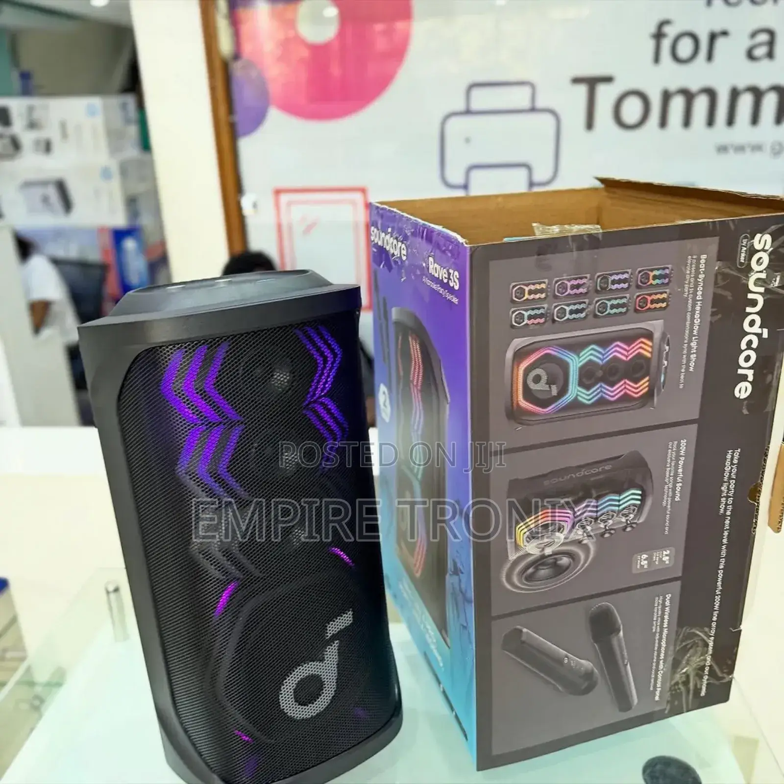 Soundcore Rave 3s Ai Karaoke Party Speaker With 200w Sound