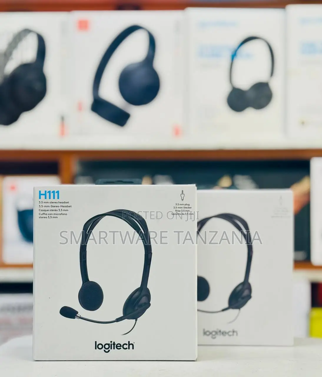 Logitech H111 Stereo Headset With Microphone 3.5mm Audio Jack