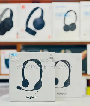 Logitech H111 Stereo Headset With Microphone 3.5mm Audio Jack