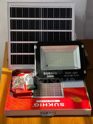 Solar Flood Light 200w Ultra Bright Works Up to 12 Hours