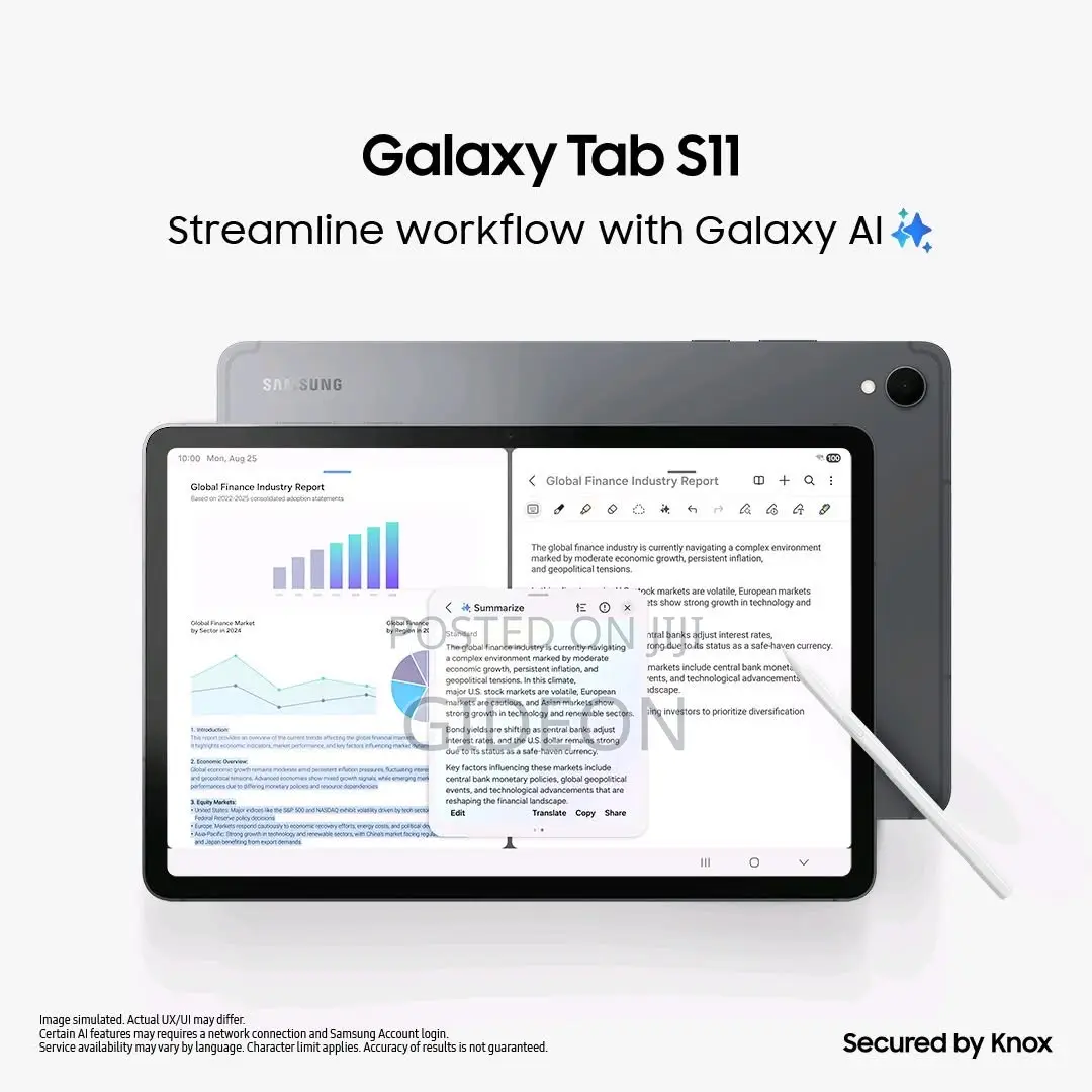 New Samsung Galaxy Tab S11 5G 256 GB Gray
